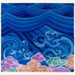 WAVES WITH SETTLED CLOUDS / SHADED LIP